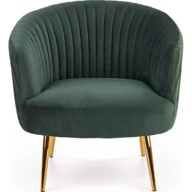 Emerald Luxe Velvet Accent Chair
