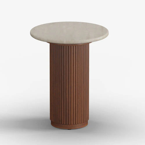 Aurora Marble Top Side Table