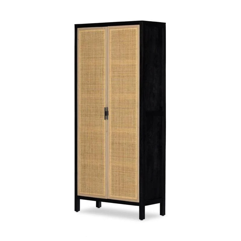 Caprice Cane 2 Door Solid Wood Wardrobe