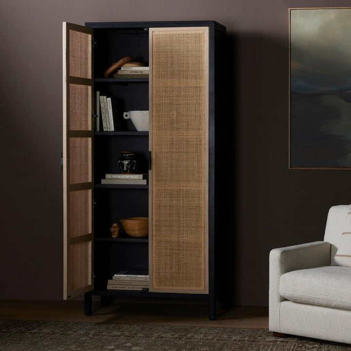 Caprice Cane 2 Door Solid Wood Wardrobe