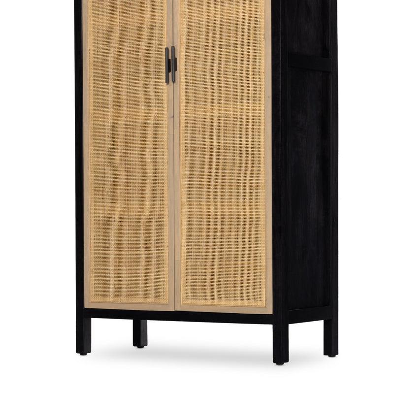Caprice Cane 2 Door Solid Wood Wardrobe
