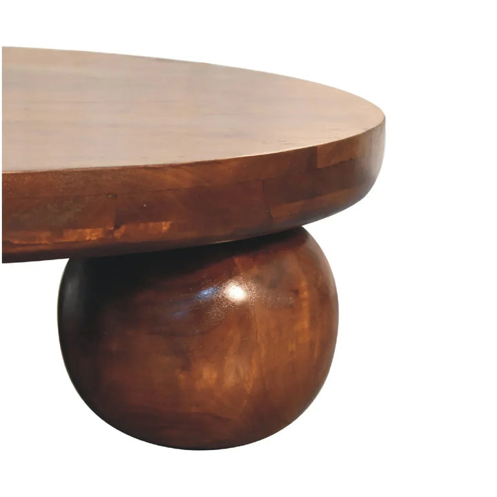 Monarch Round Solid Wood Coffee Table