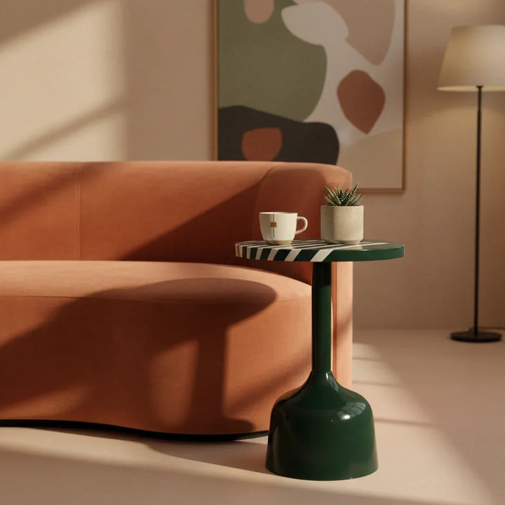 Verde Contemporary Accent Side Table