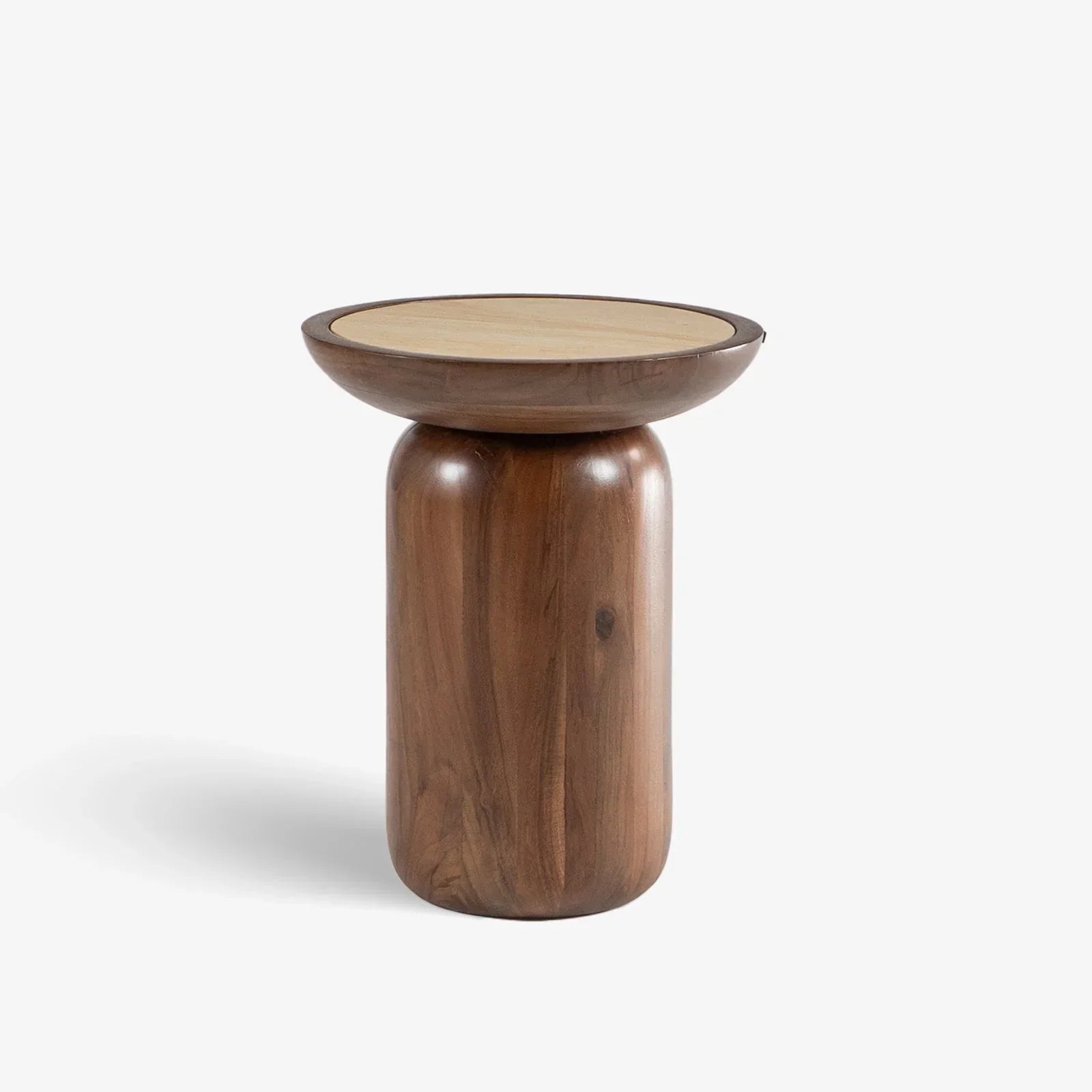 Luna Solid Wood Side Table