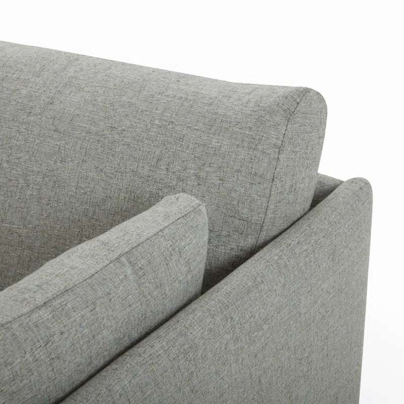 Luna Modern 3-Seater Fabric Sofa