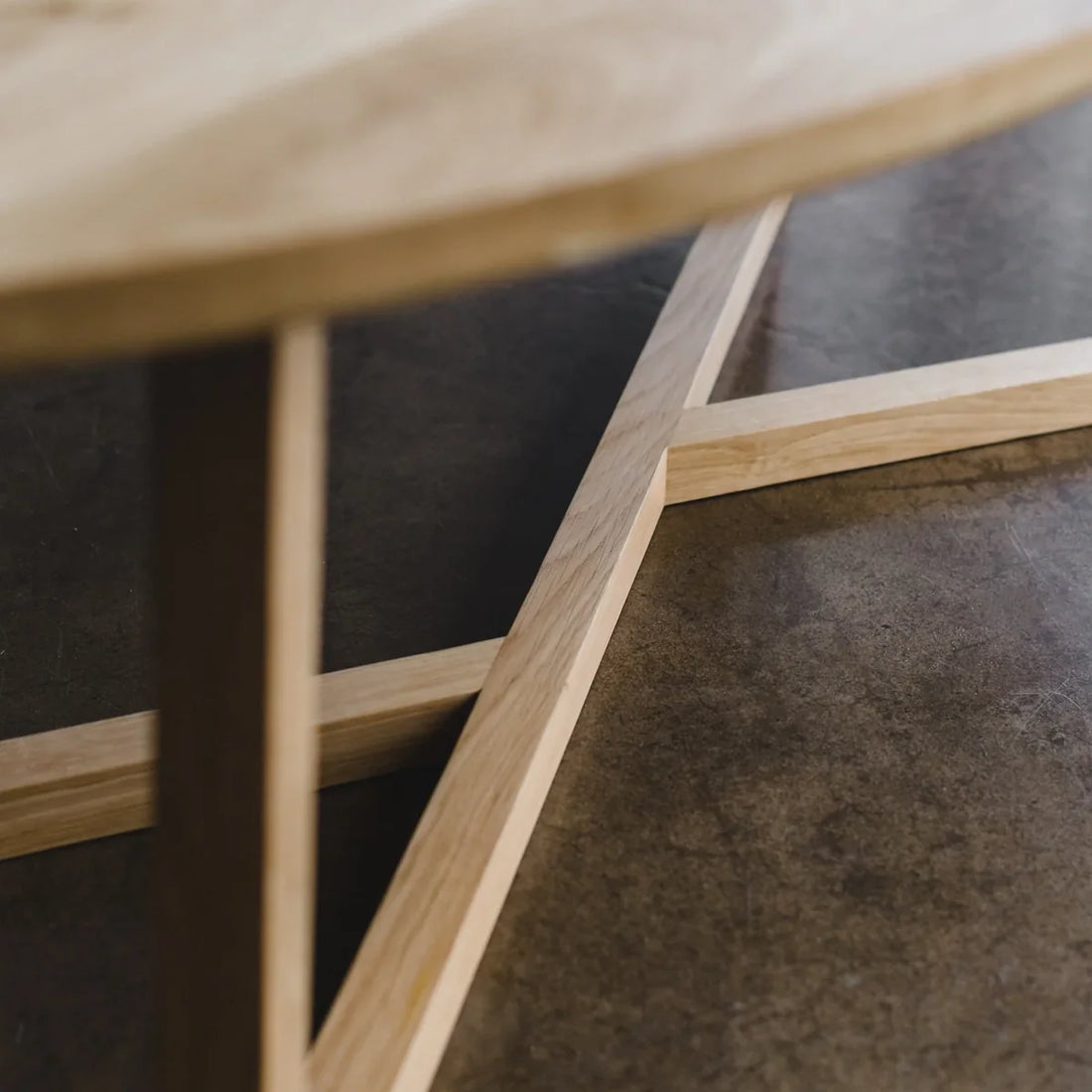 Nordic Orbit Round Oak Coffee Table