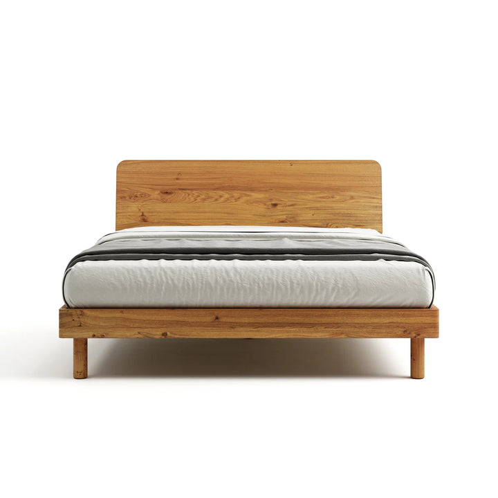 Pelican Solid Oak Platform Bed