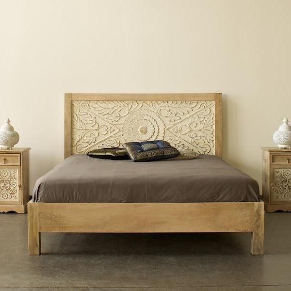 Heritage Carved Solid Wood Bed