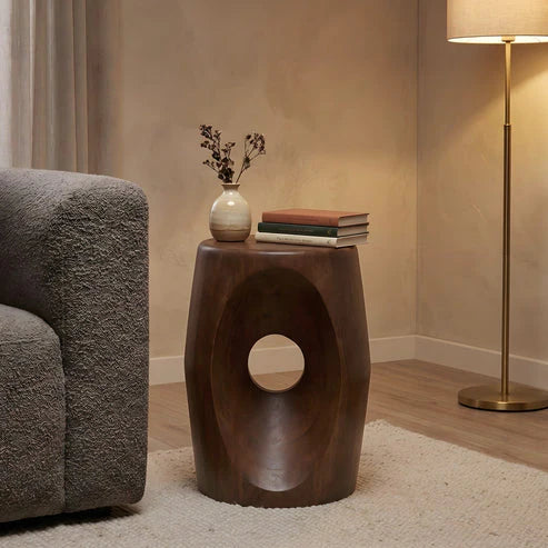 Halo Solid Wood Side Table