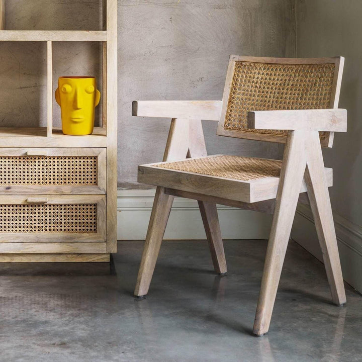 Chandigarh Cane Arm Chair