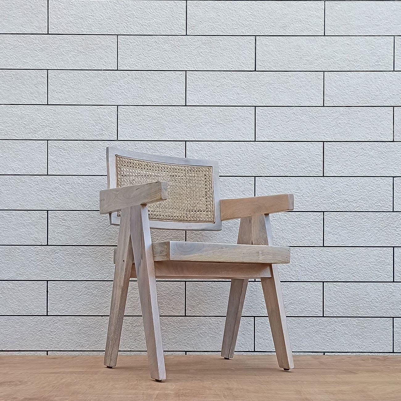 Chandigarh Cane Arm Chair