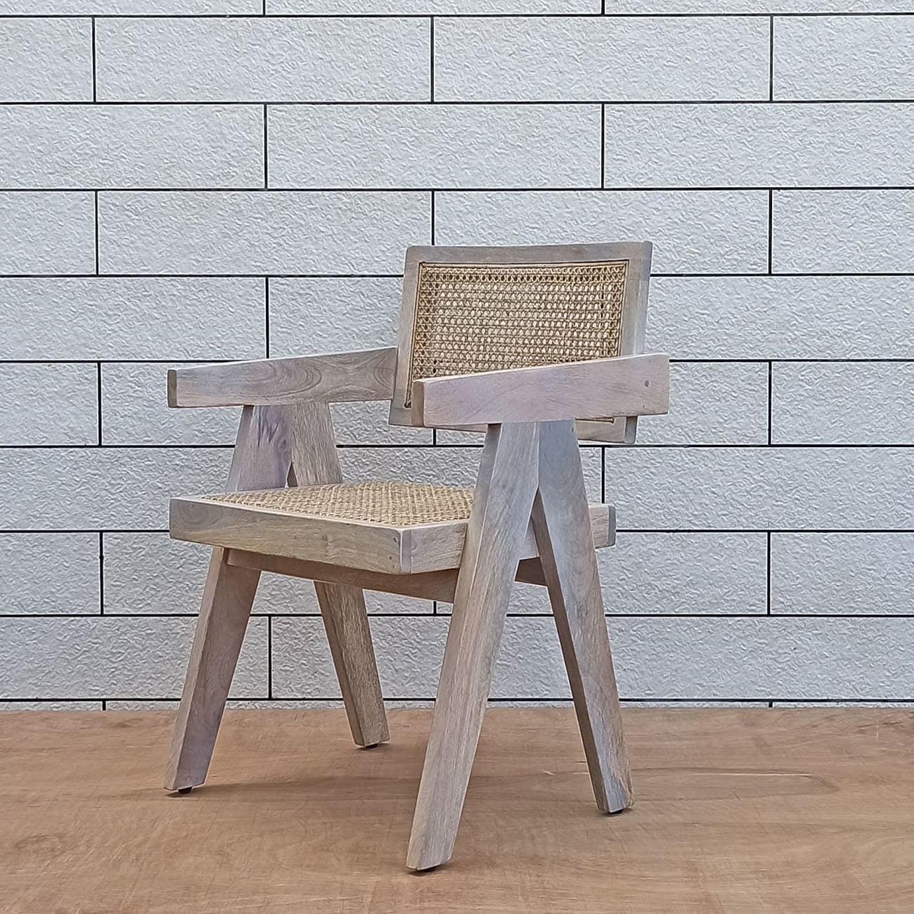 Chandigarh Cane Arm Chair