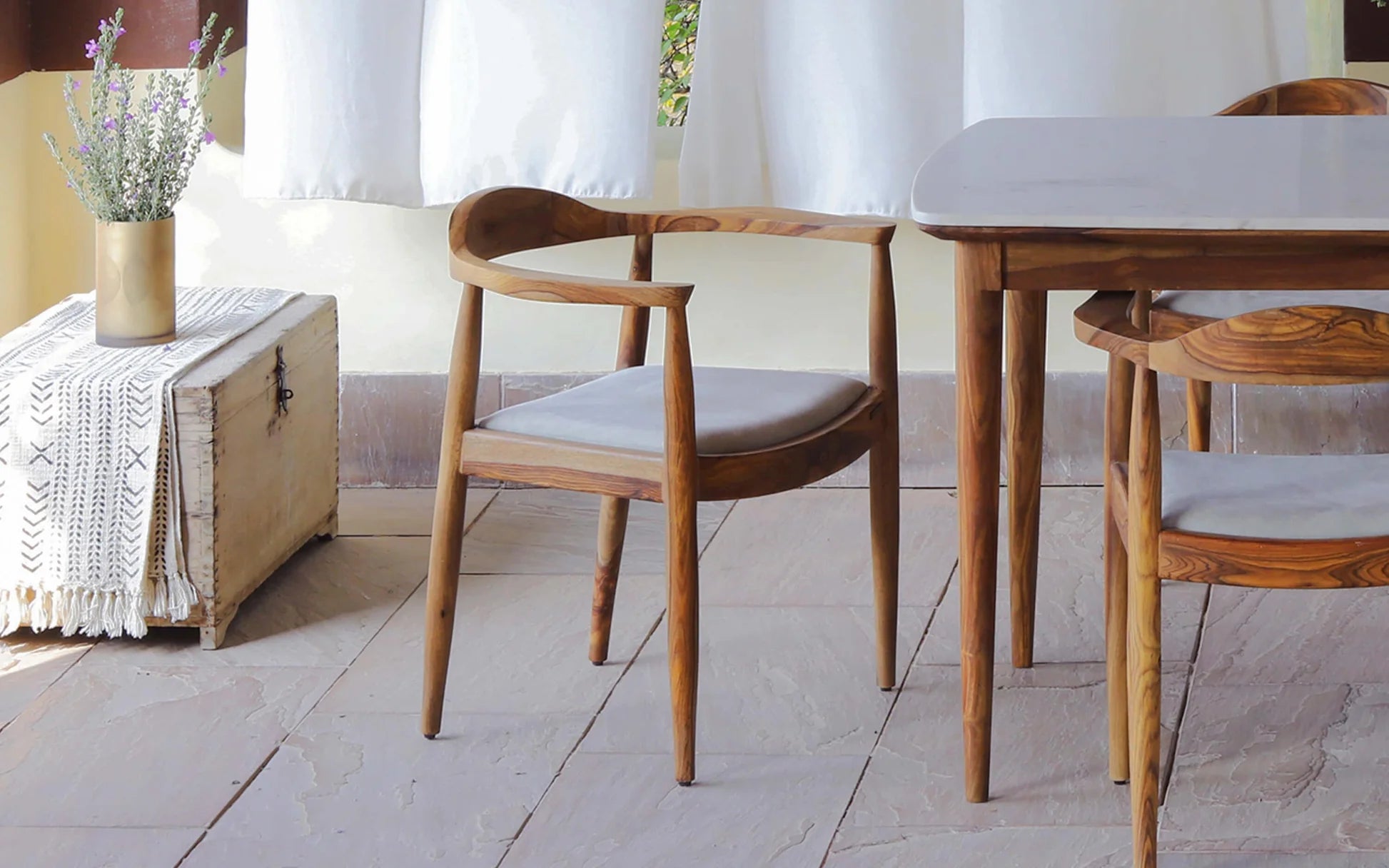 Dado Solid Wood Dining Chair