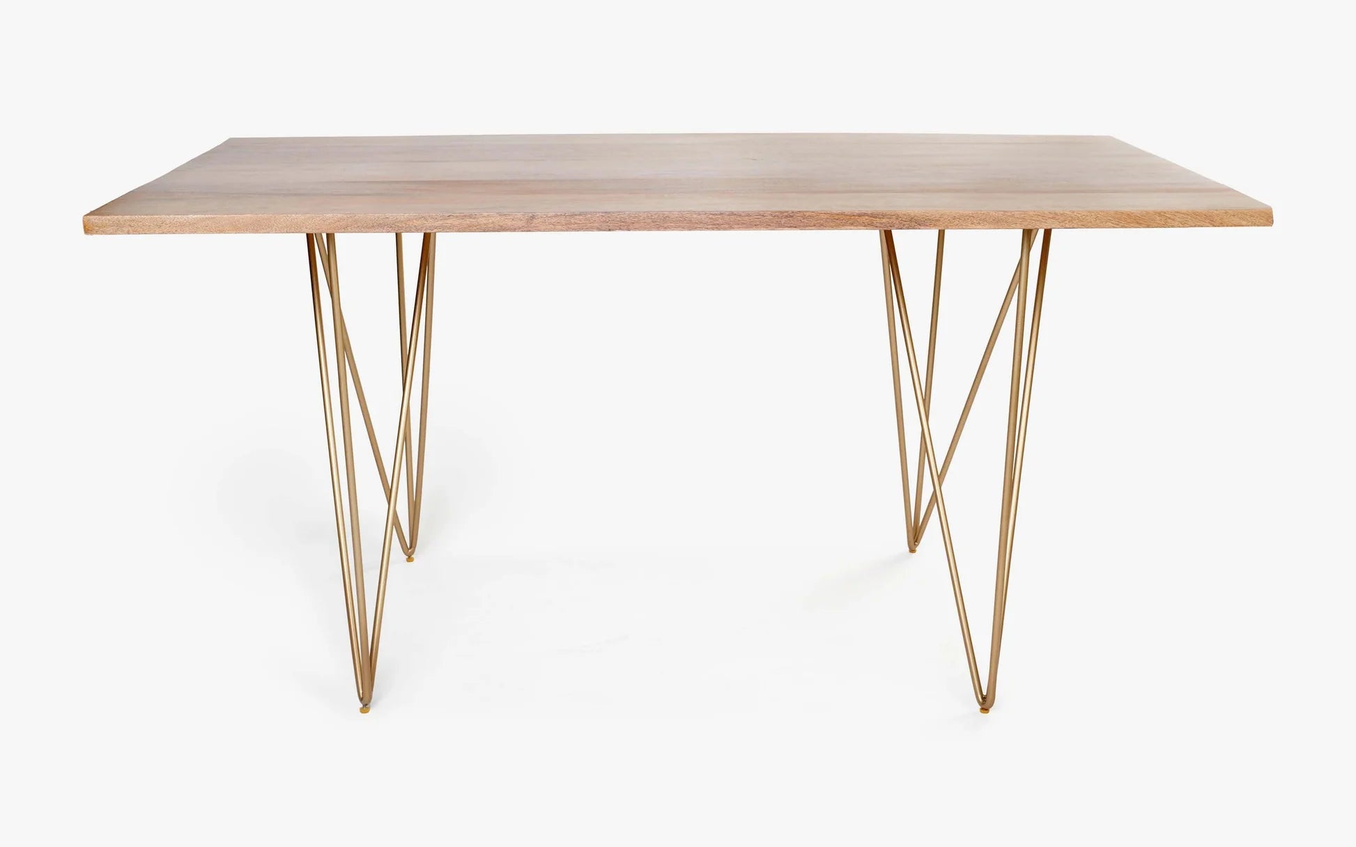 Art Deco Natural Wood Dining Table