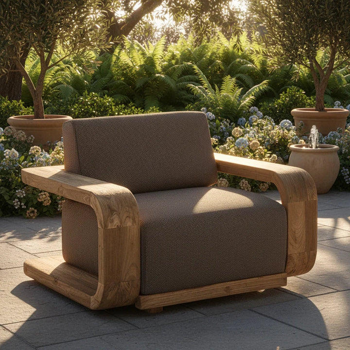 Nexus Solid Wood Lounge Chair
