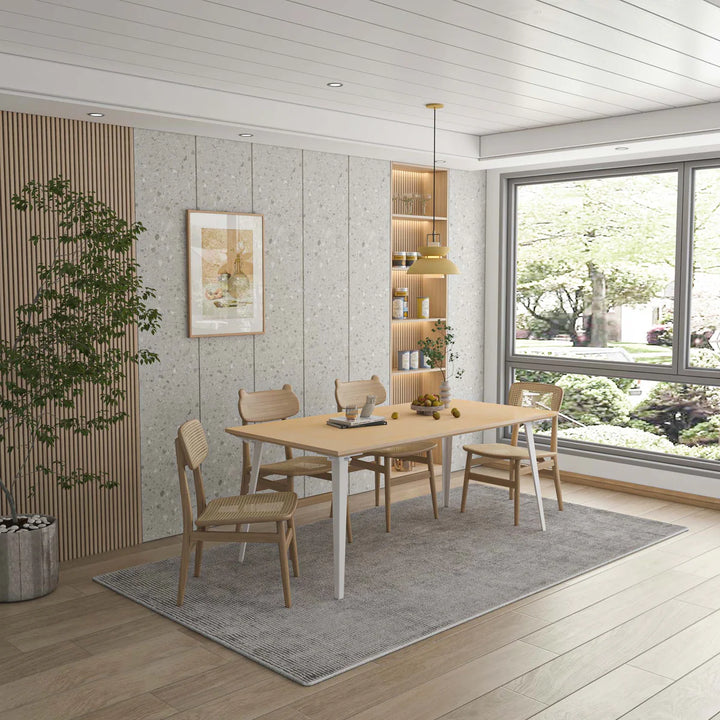 Nordic White Modern Dining Table