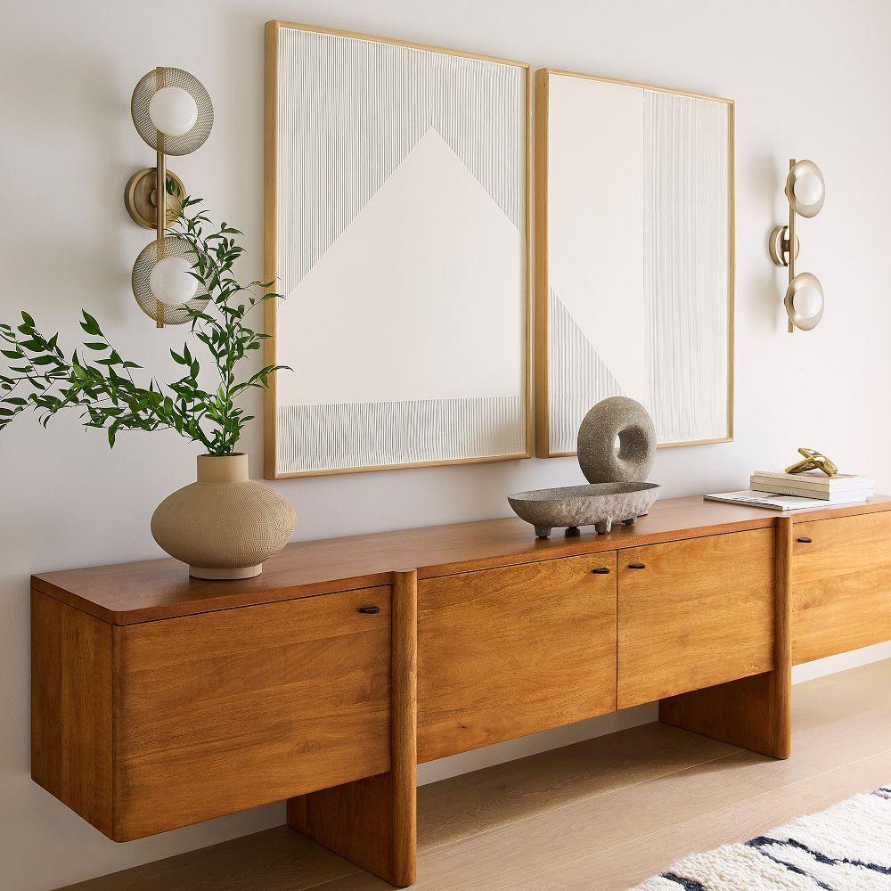 Nordic Horizon Solid Wood TV Unit