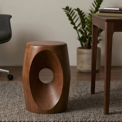 Halo Solid Wood Side Table