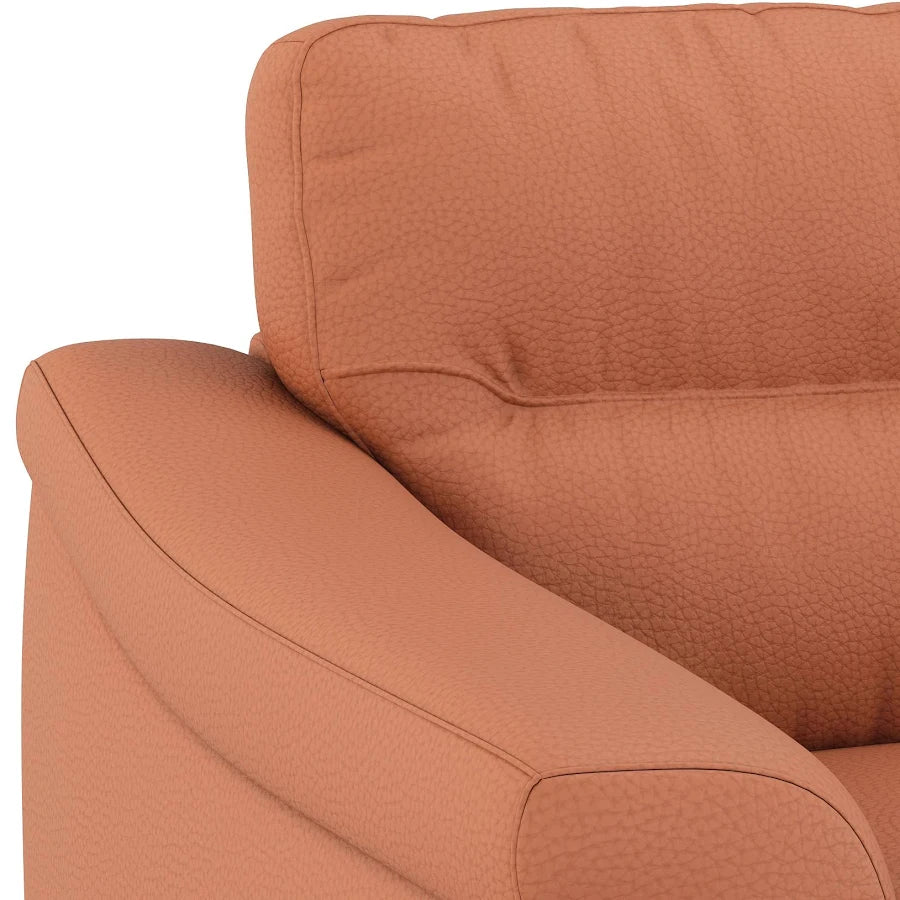Serena Luxe 3-Seater Leather Sofa