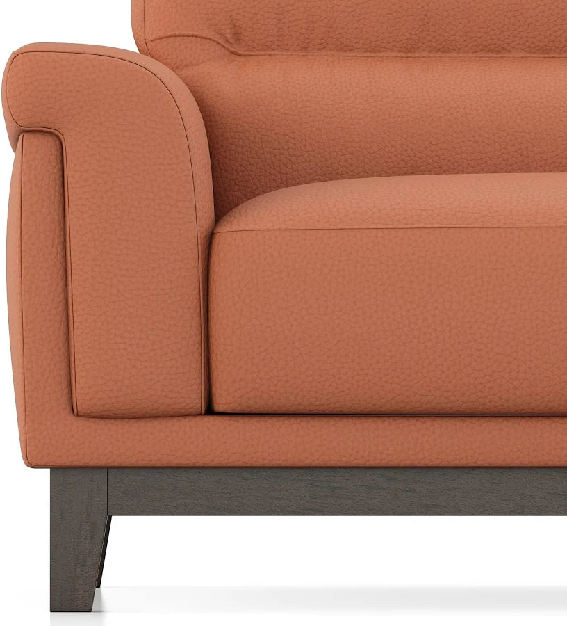 Serena Luxe 3-Seater Leather Sofa