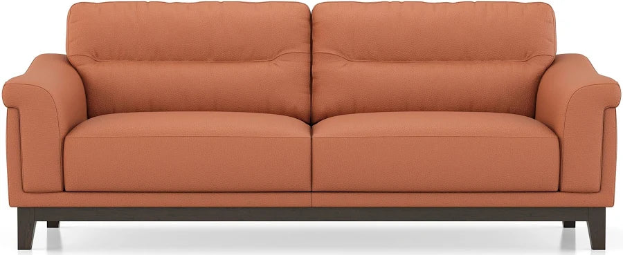 Serena Luxe 3-Seater Leather Sofa