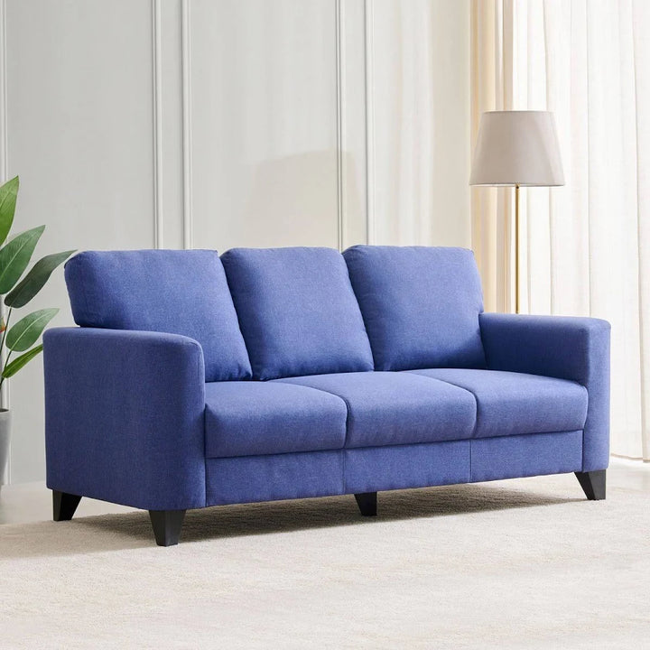 Aurelia Modern 3-Seater Fabric Sofa