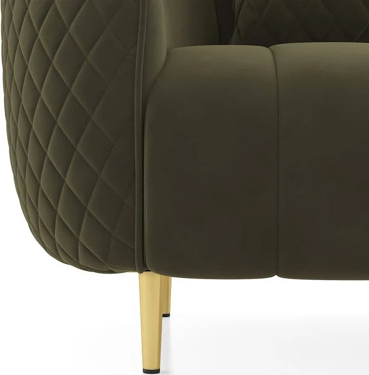 Verona Luxe 3-Seater Velvet Sofa