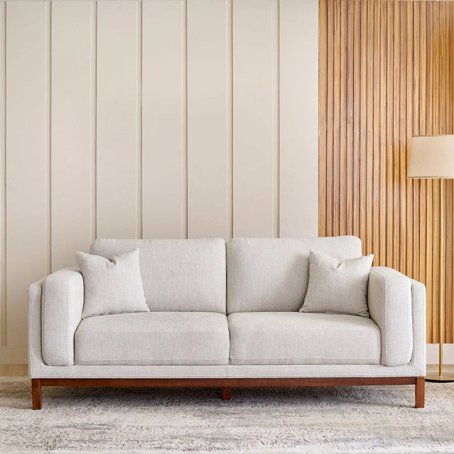 Elara Modern 2-Seater Fabric Sofa