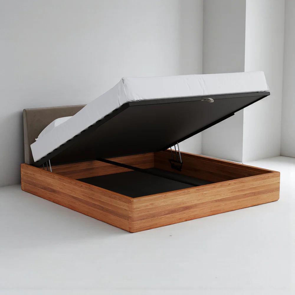 Aspen Upholstered Storage Platform Bed