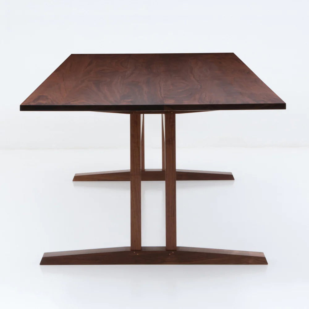 Heritage Walnut Trestle Dining Table