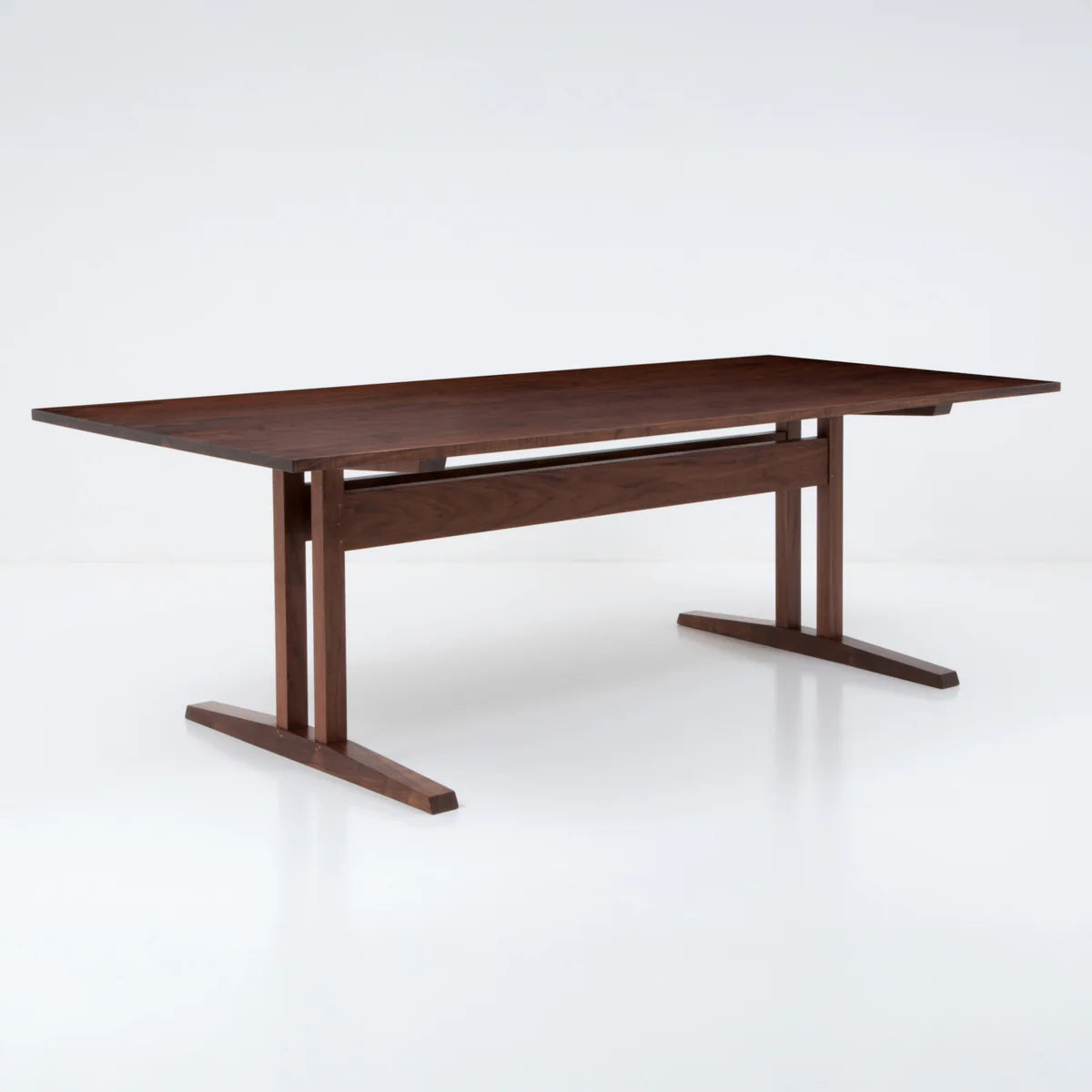 Heritage Walnut Trestle Dining Table