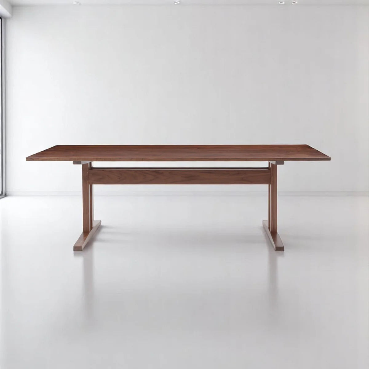 Heritage Walnut Trestle Dining Table