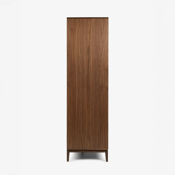 Modern Fluted Solid Wood 2 Door Wardrobe